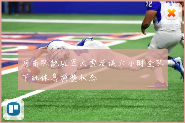 河南队航班因大雪延误六小时全队下机休息调整状态